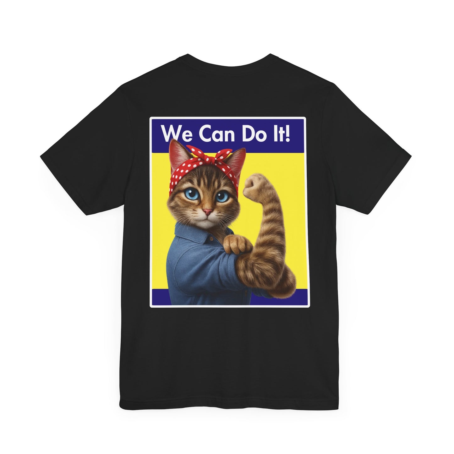 We Can Do It! Cat Shirt β Feminist Empowerment T-Shirt for Cat Lovers