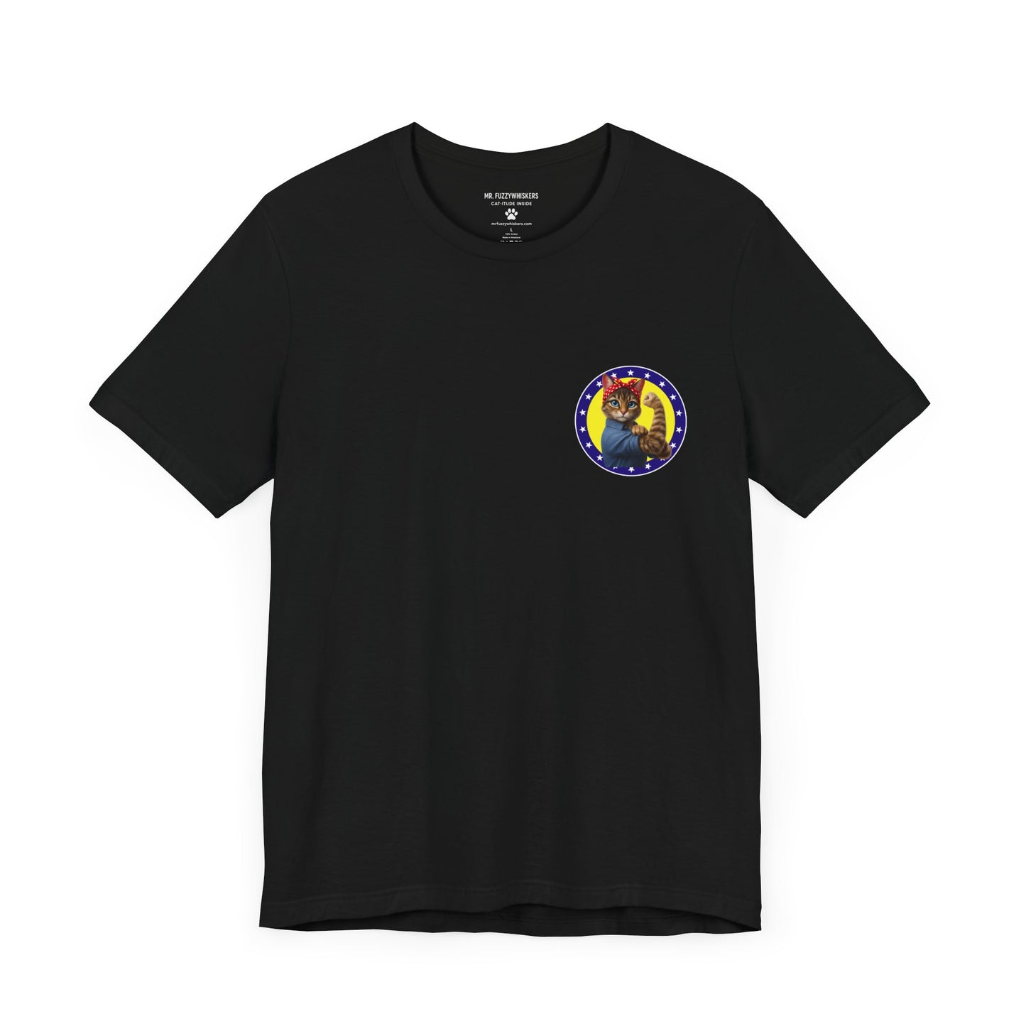 We Can Do It! Cat Shirt β Feminist Empowerment T-Shirt for Cat Lovers