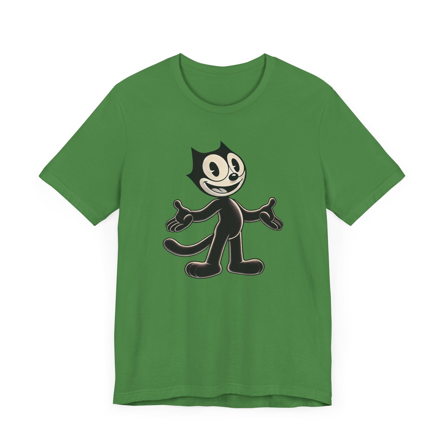 Retro Cartoon Cat T-Shirt - Vintage Style for Classic Animation Fans
