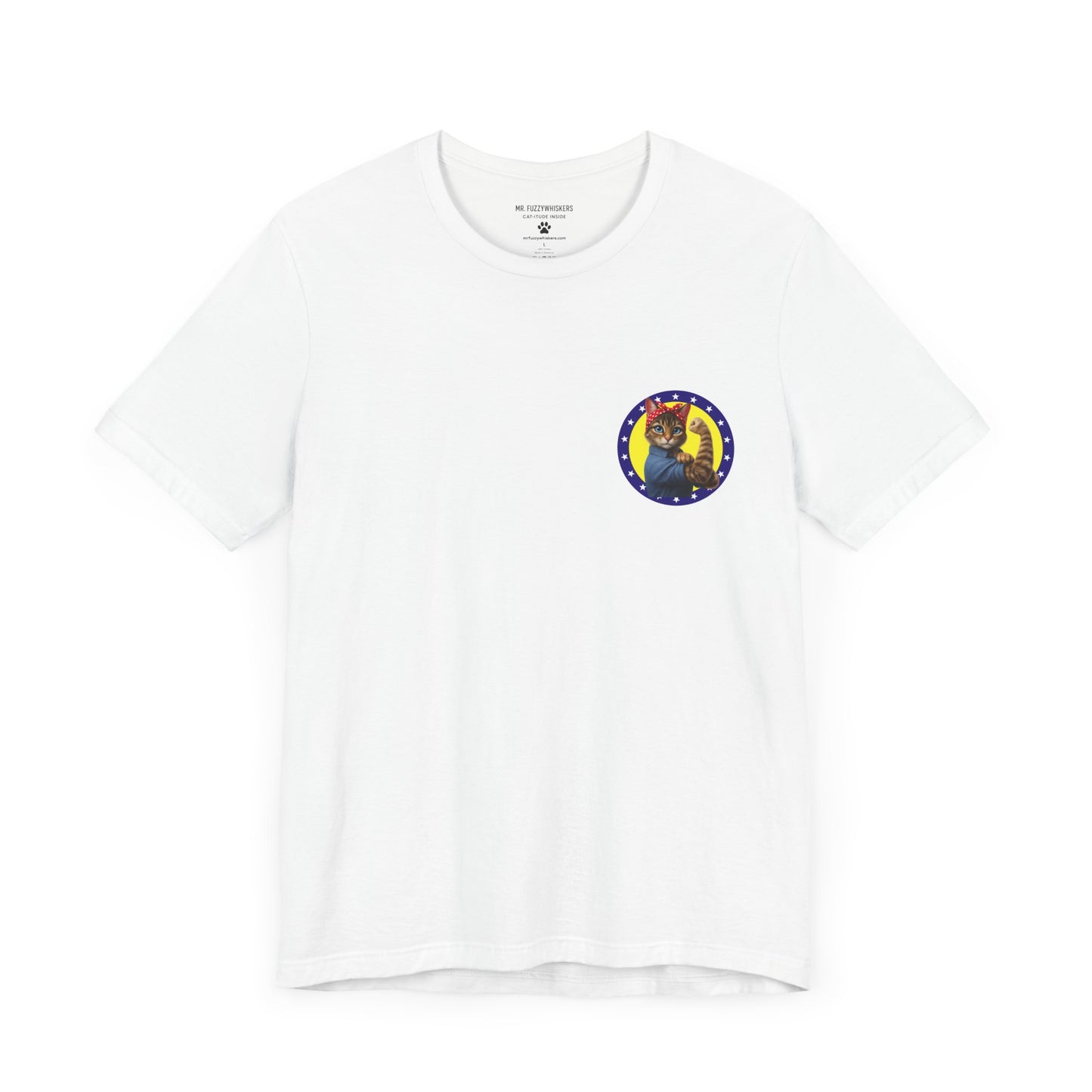 We Can Do It! Cat Shirt β Feminist Empowerment T-Shirt for Cat Lovers