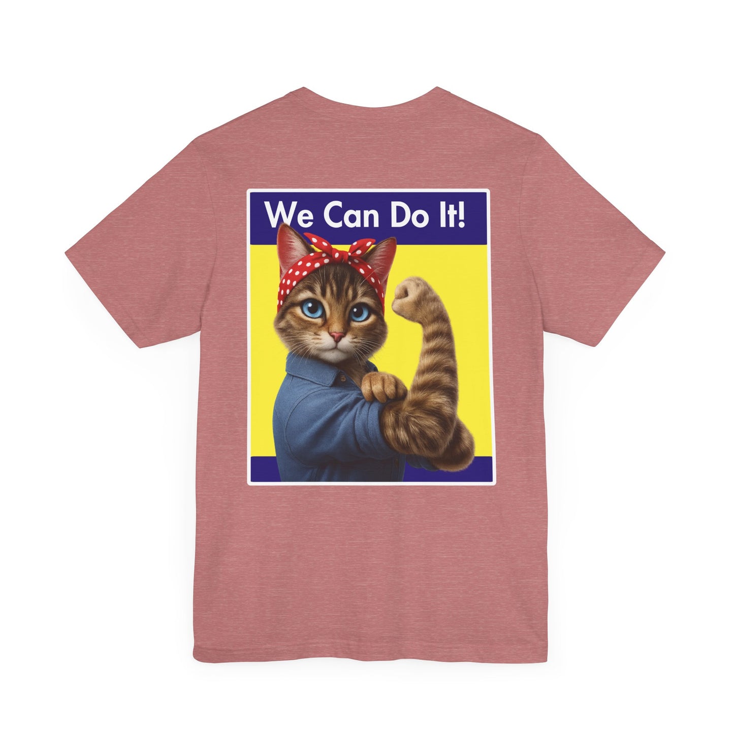 We Can Do It! Cat Shirt β Feminist Empowerment T-Shirt for Cat Lovers