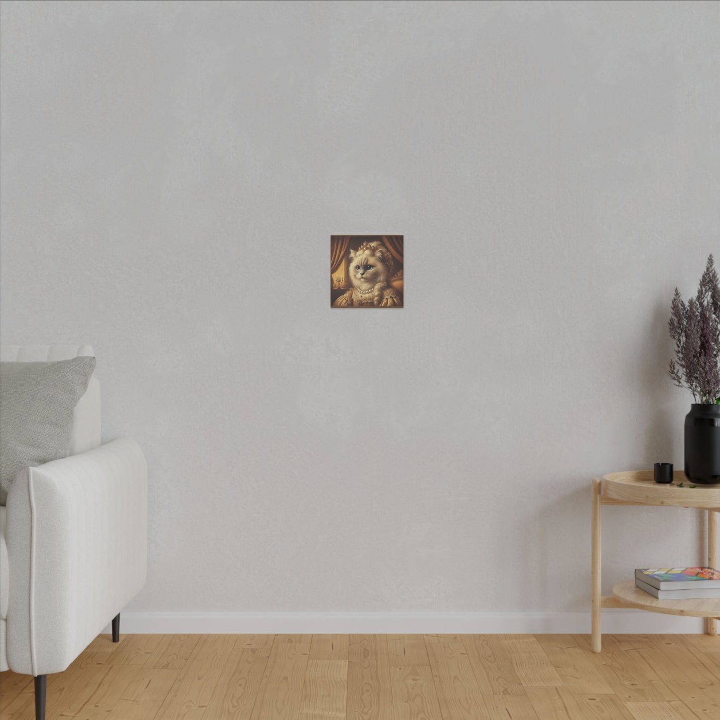 17th Century Female Himalayan Cat Portrait Wall Art