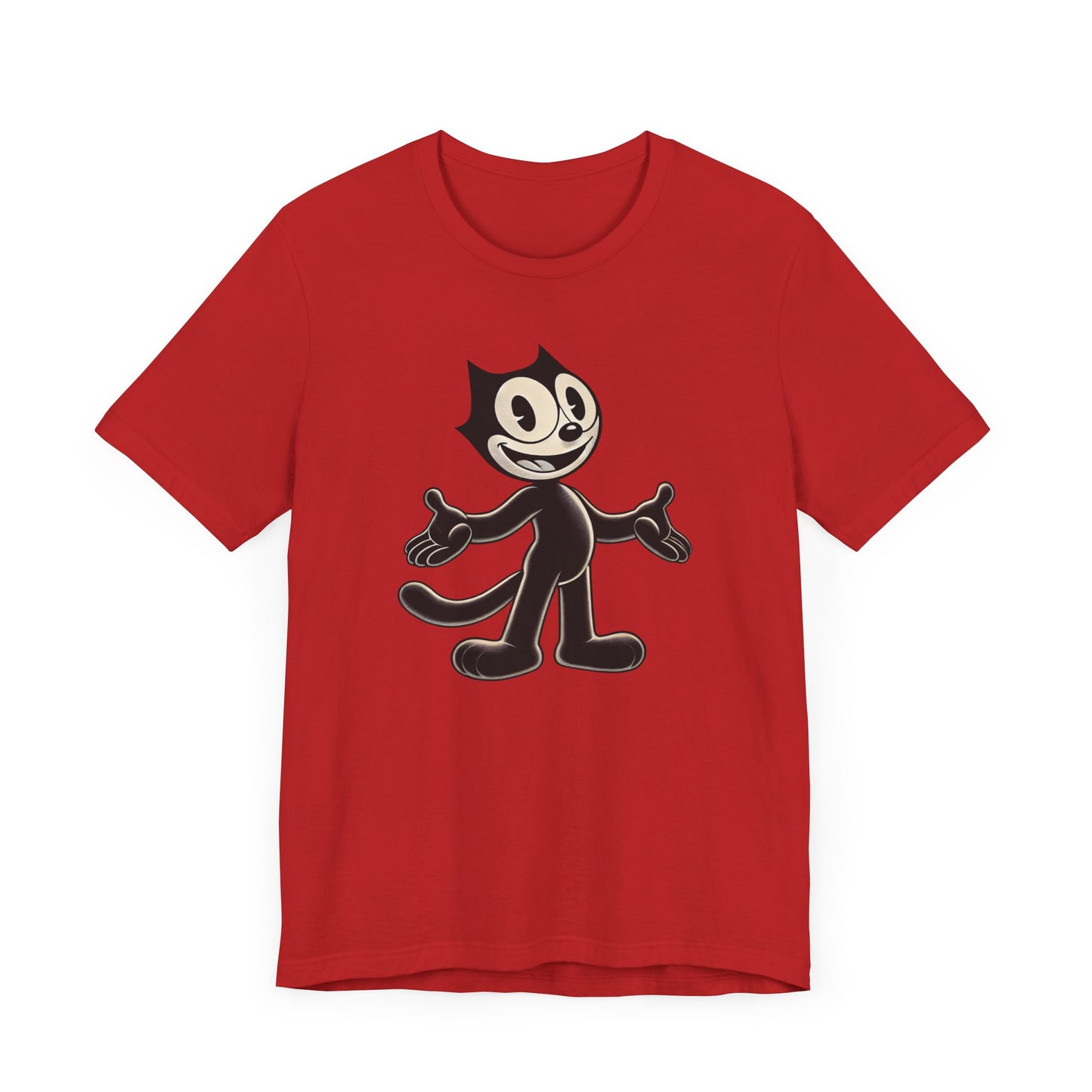 Retro Cartoon Cat T-Shirt - Vintage Style for Classic Animation Fans