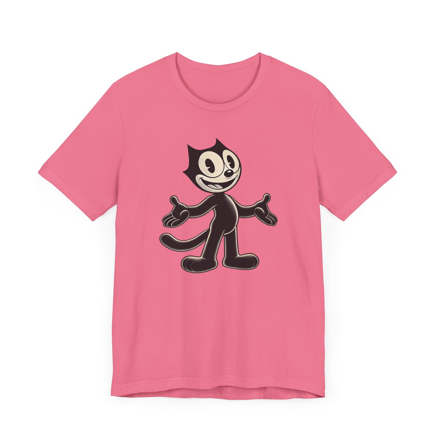 Retro Cartoon Cat T-Shirt - Vintage Style for Classic Animation Fans