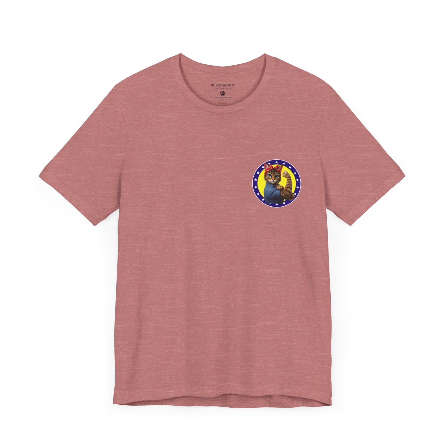 We Can Do It! Cat Shirt β Feminist Empowerment T-Shirt for Cat Lovers