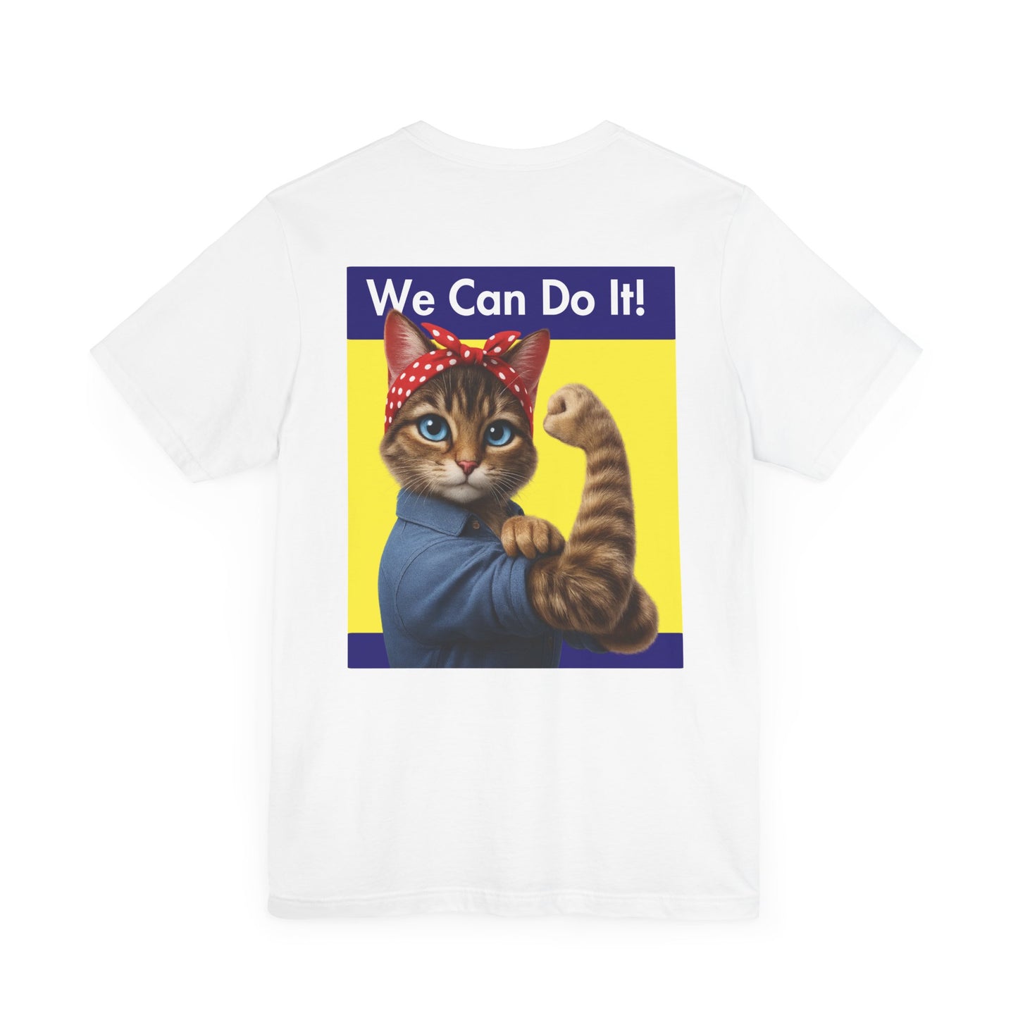 We Can Do It! Cat Shirt β Feminist Empowerment T-Shirt for Cat Lovers