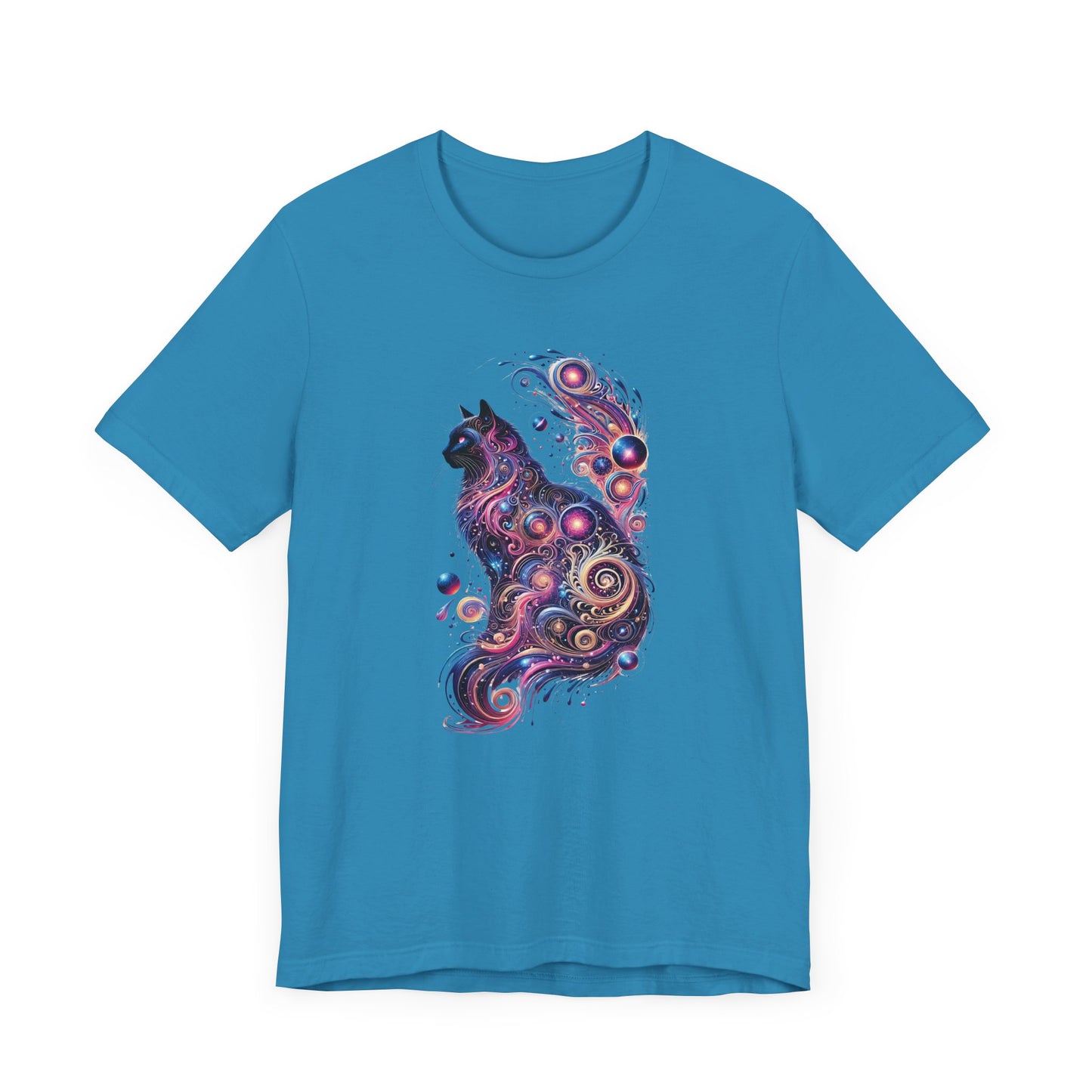 Psychedelic Cat Two Unisex Jersey Short Sleeve Tee