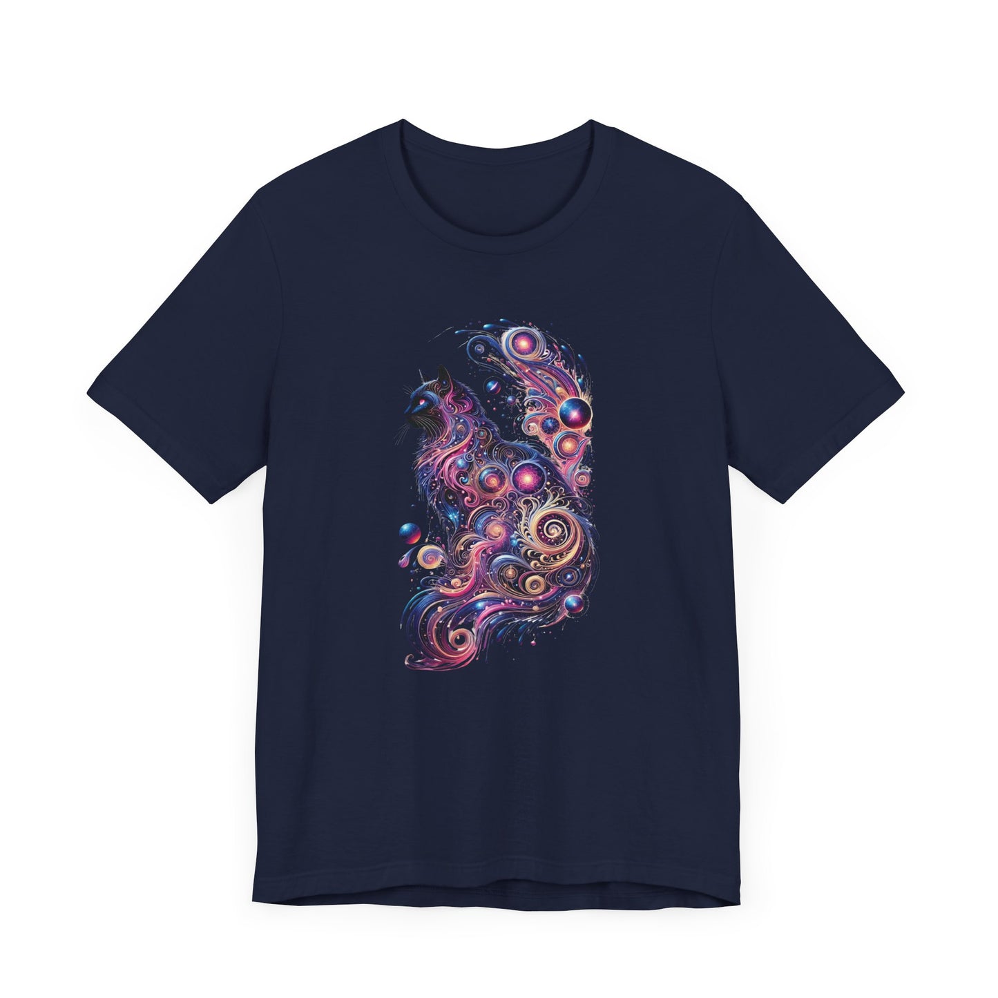 Psychedelic Cat Two Unisex Jersey Short Sleeve Tee