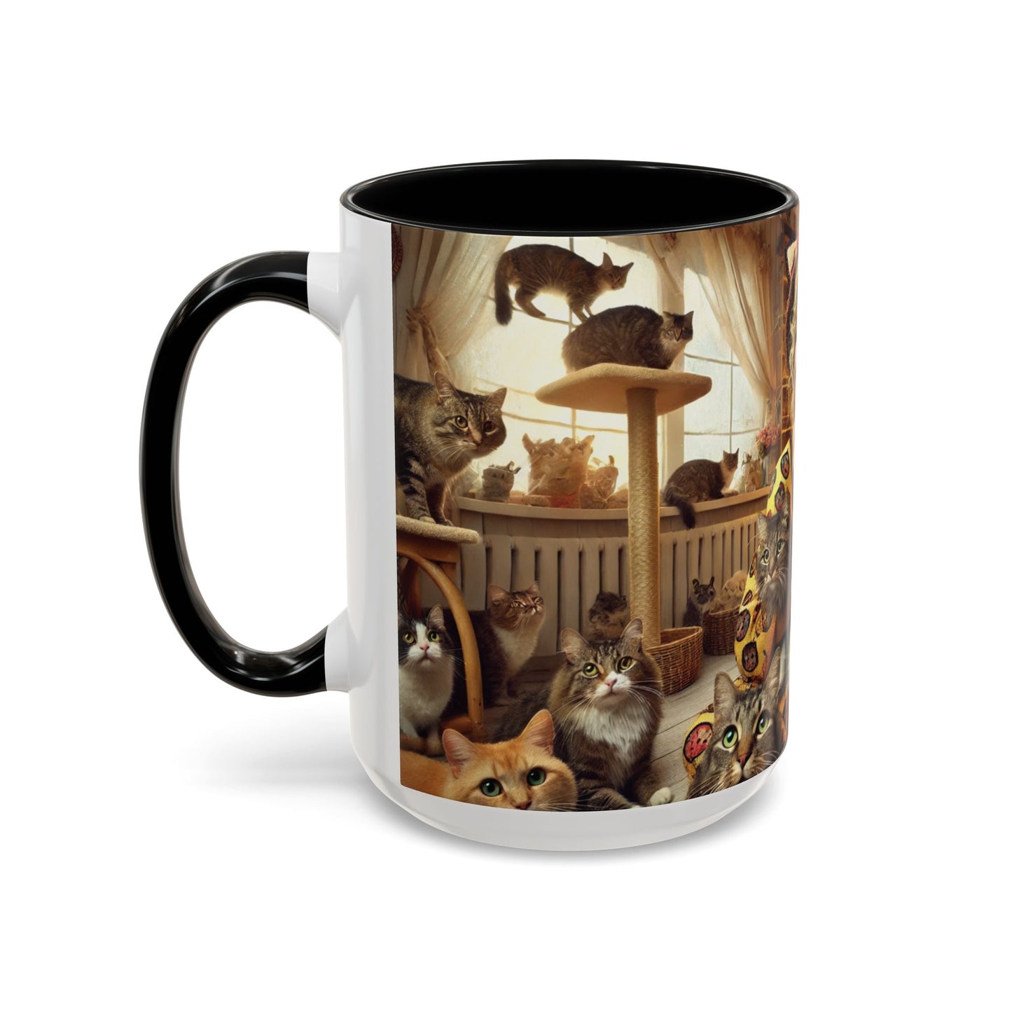 Crazy Cat Lady Mug - Fun Cat Lover Design in Five Color Options
