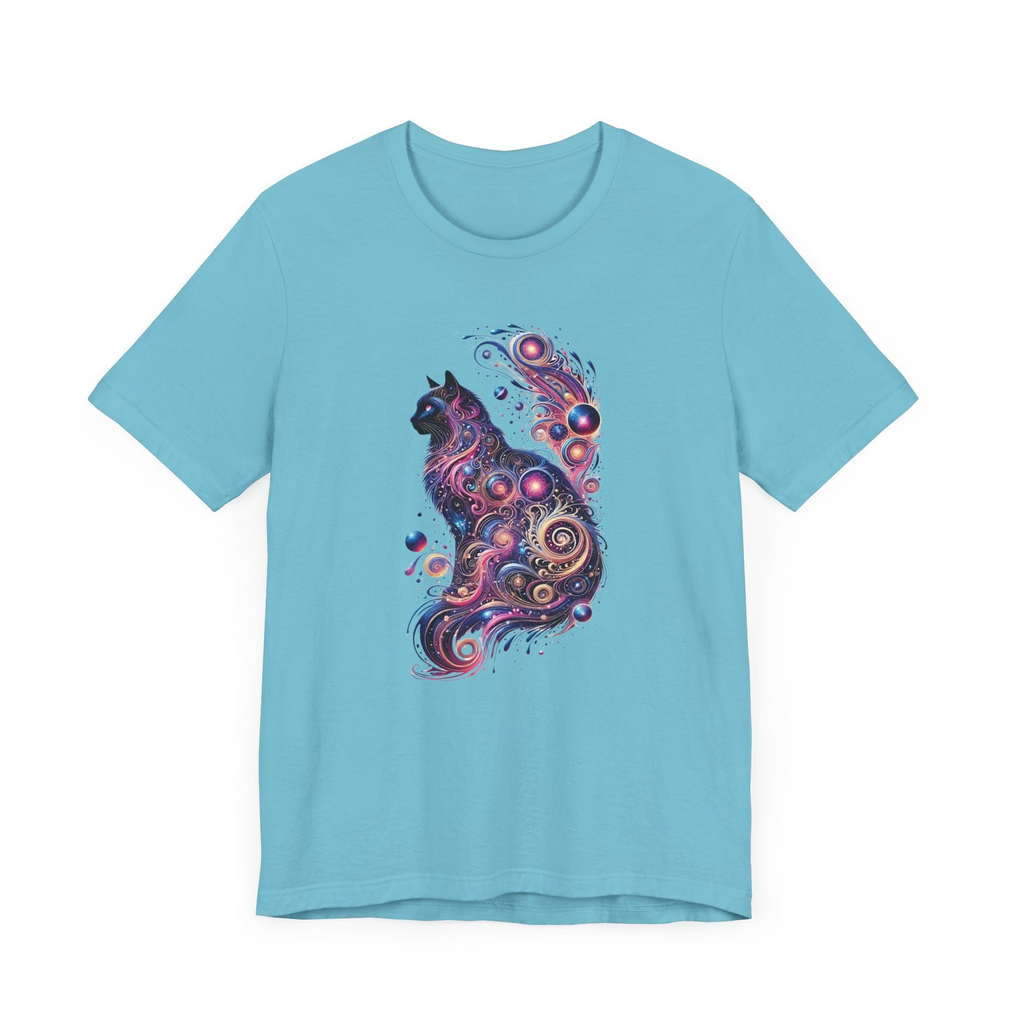 Psychedelic Cat Two Unisex Jersey Short Sleeve Tee