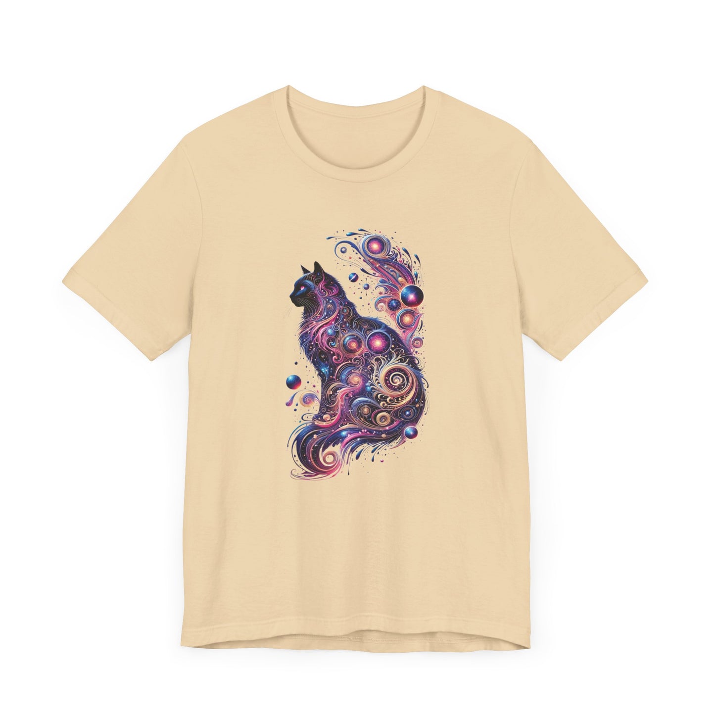 Psychedelic Cat Two Unisex Jersey Short Sleeve Tee