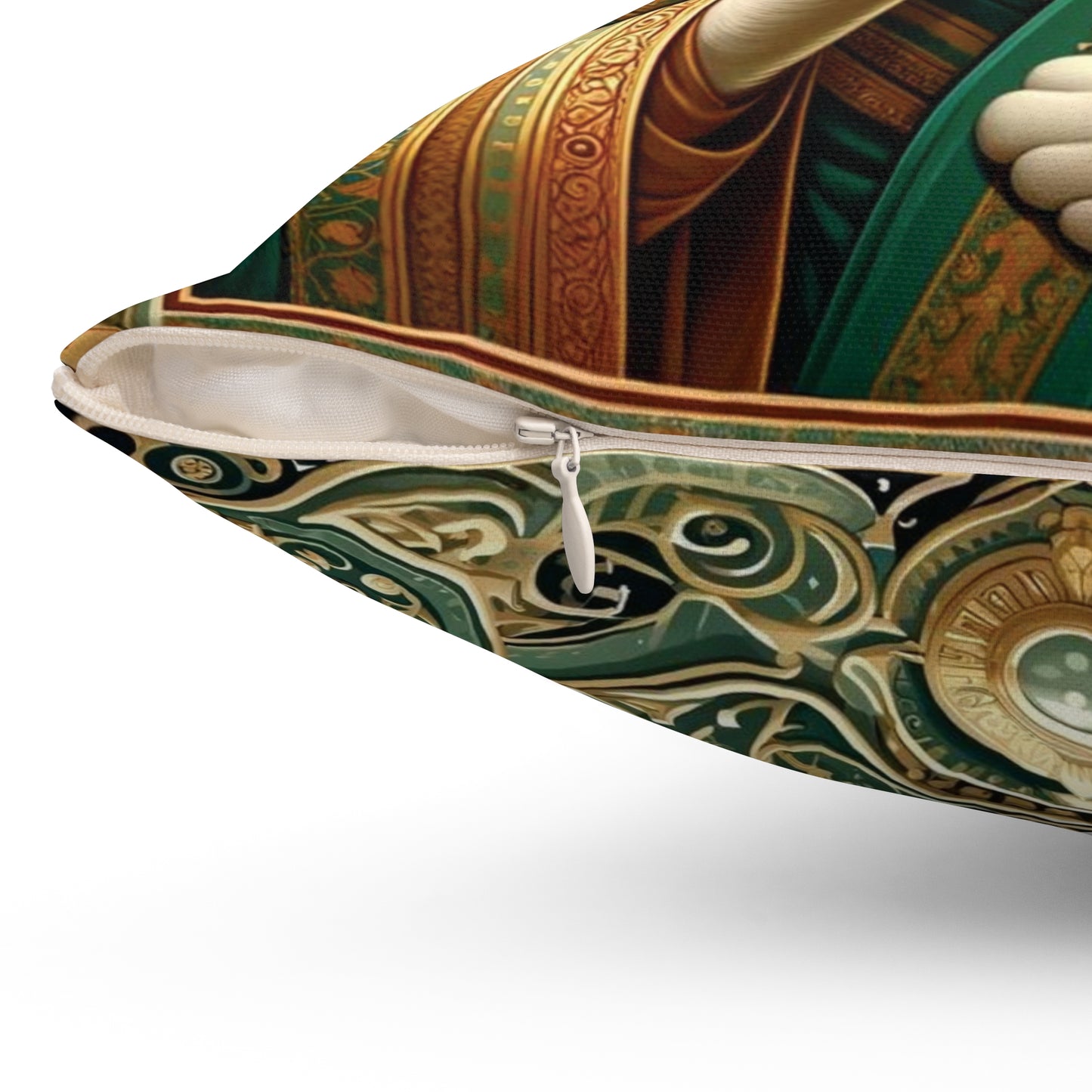Cat Ikon Pillow - Divine Feline Art with Double-Sided Design