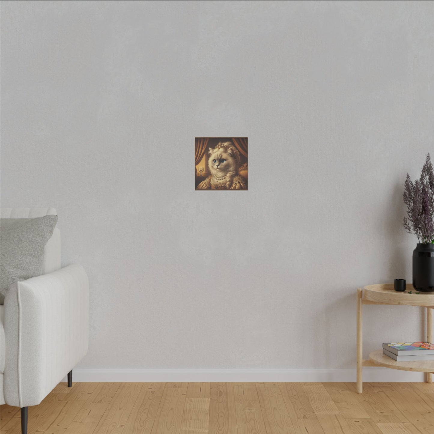 17th Century Female  Himalayan Cat Portrait Wall Art