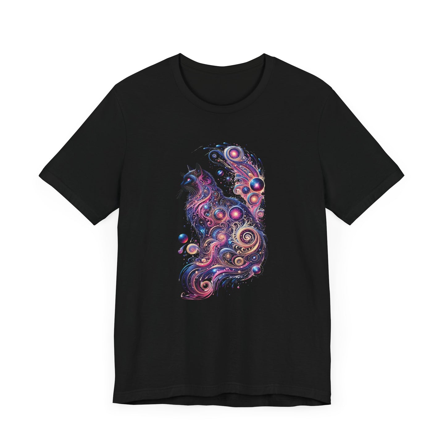 Psychedelic Cat Two Unisex Jersey Short Sleeve Tee