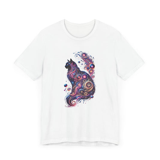 Psychedelic Cat Two Unisex Jersey Short Sleeve Tee