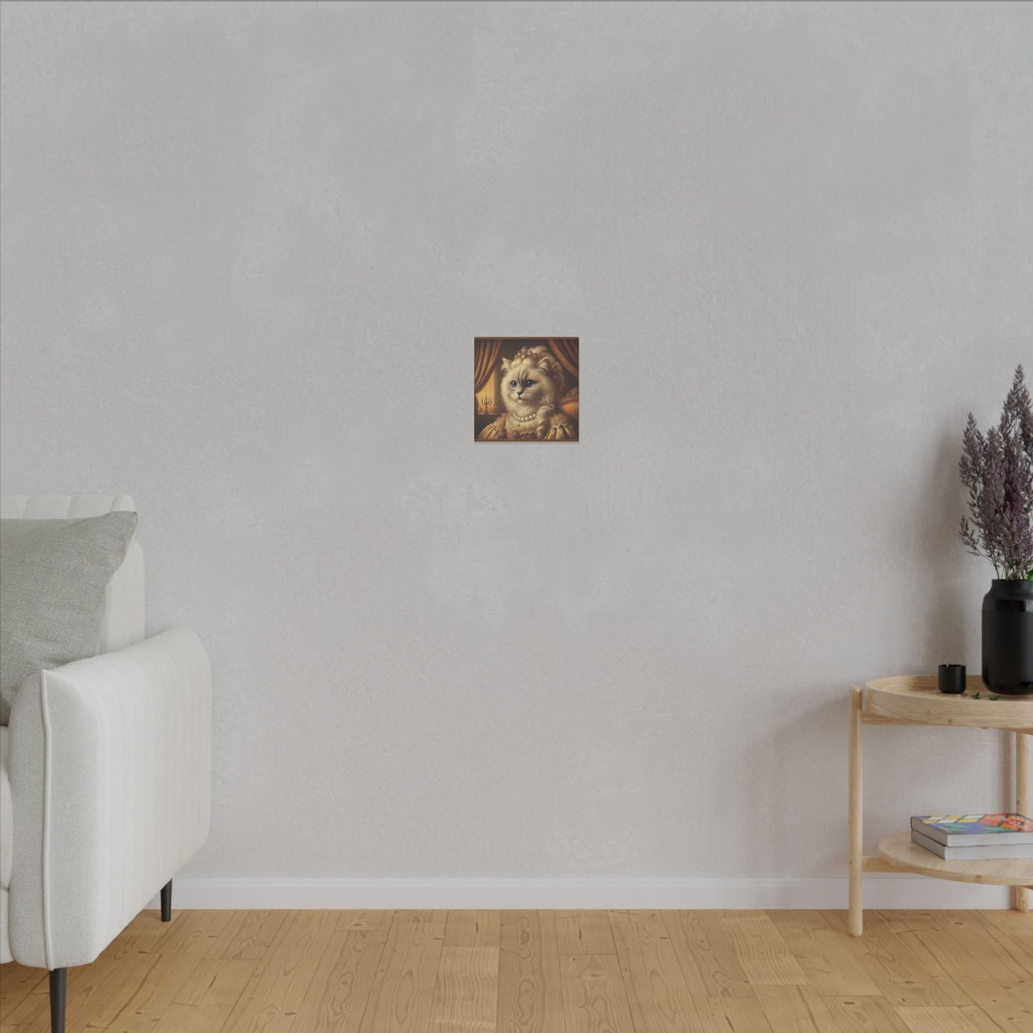 17th Century Female  Himalayan Cat Portrait Wall Art