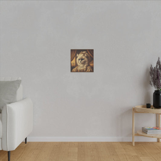 17th Century Female  Himalayan Cat Portrait Wall Art