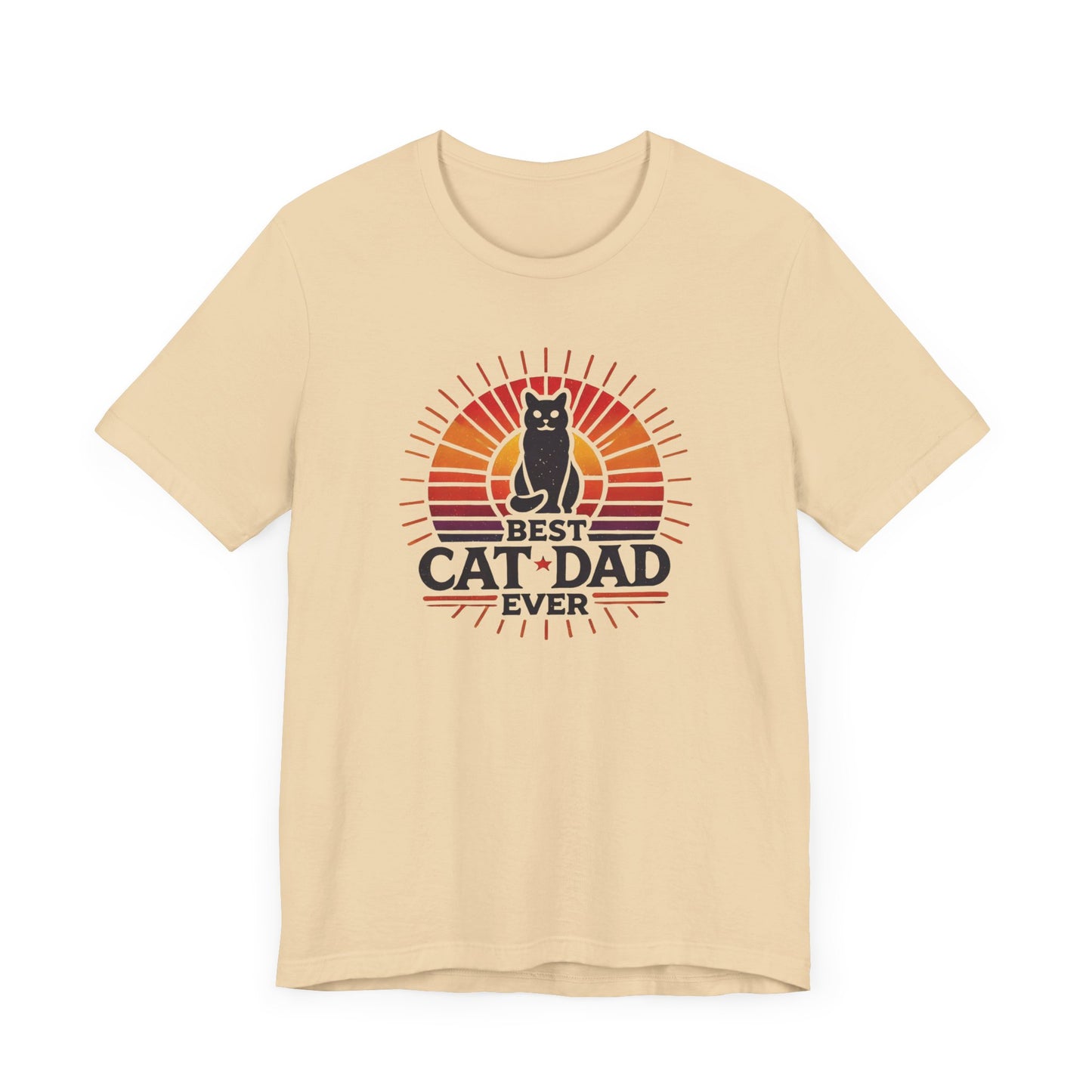 Best Cat Dad Ever T-Shirt - Perfect Gift for Cat Lovers