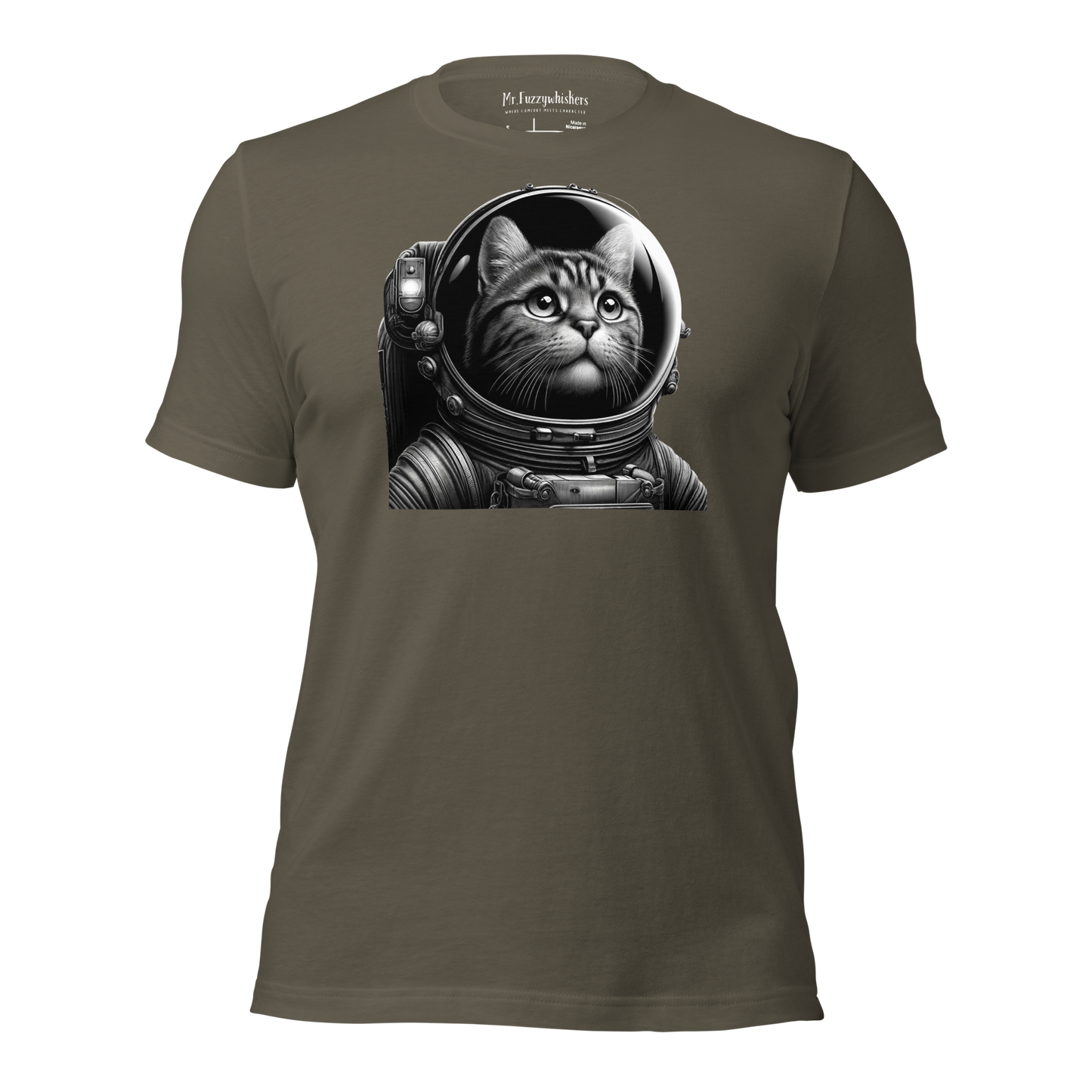 Galactic Whiskers - Astronaut Cat Unisex T-shirt