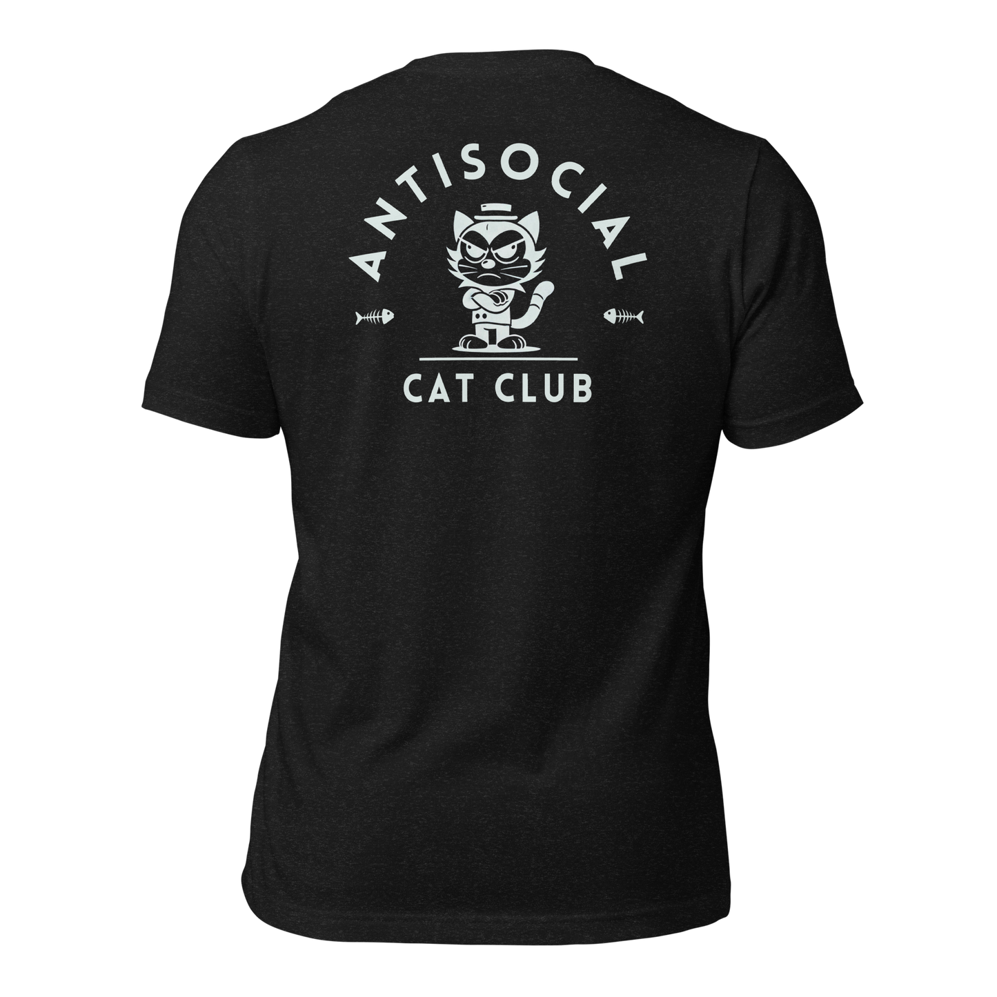 Antisocial Cat Club All Cotton Unisex Staple T-Shirt: Bella + Canvas 3001