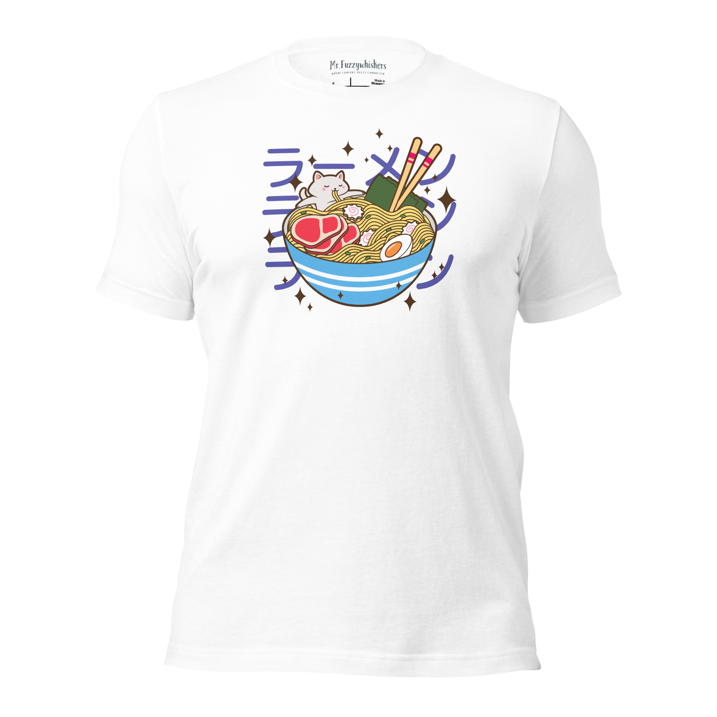 Ramen Bliss: Kitty Noodle Bowl Unisex T-shirt